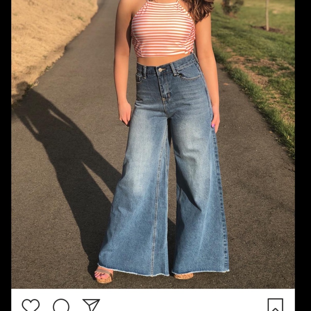 Denim Wide Leg Blank Paige NWT jeans
